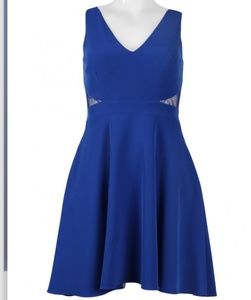 Aidan Mattox blue dress